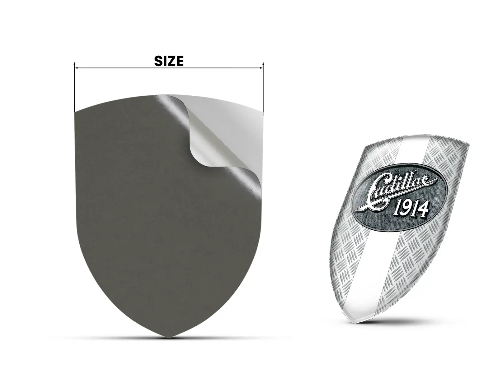 Cadillac Decalcomanie Silicone 3D Gel Drift Eleganti Etichette